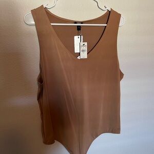 Express Brown Bodysuit